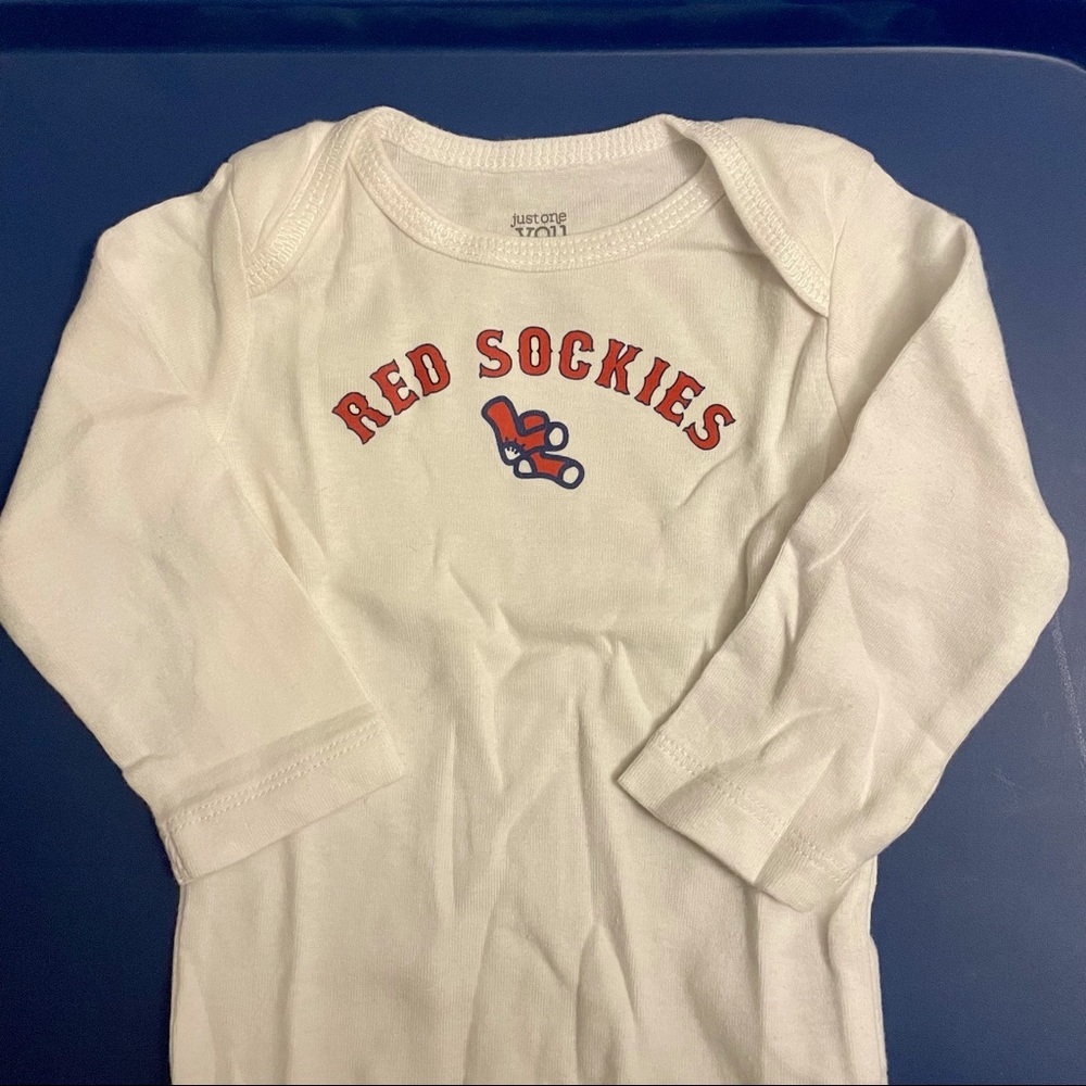 NWOT Red Sox Custom Carter’s Onesie 9M